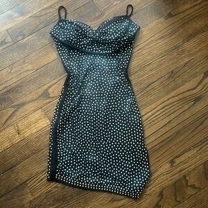 Tight black sparkly going out dress